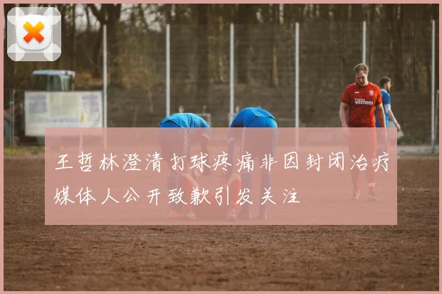 王哲林澄清打球疼痛非因封闭治疗媒体人公开致歉引发关注